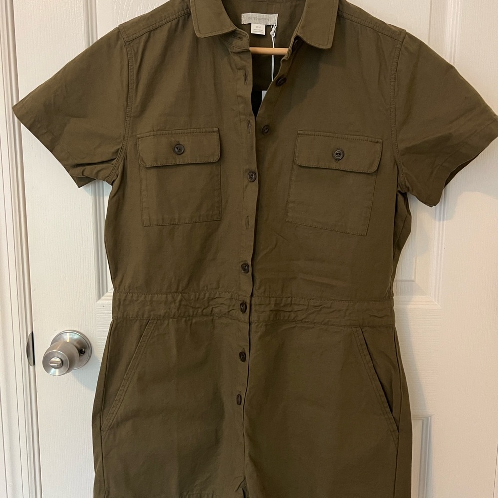 NWT Outerknown Olive Green Jumpsuit
